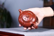 《含苞待放》宜兴全纯手工紫砂壶中品大红袍茶壶茶具