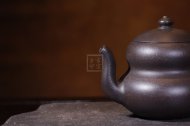 《葫芦》宜兴紫砂壶工艺美术师手工茶壶茶具黑朱泥葫芦