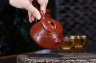 《石瓢》宜兴紫砂壶实力派名家手工大红袍石瓢茶壶