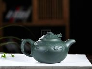 《云龙》宜兴紫砂壶高级工艺美术师手工民国绿泡茶壶鱼化龙茶具