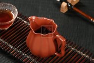 《菱花公道杯2》宜兴紫砂壶手工泡茶壶茶具大红袍
