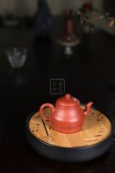 《饮月》宜兴市紫砂壶红皮龙全手工工艺美术师制作月饮茶具套壶