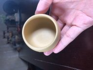 《黄金段泥小杯3》宜兴紫砂壶手工黄金段泥