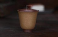 《琴瑟对杯》宜兴紫砂壶作品全手工紫泥