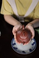 《乐在瓢饮》宜兴紫砂壶高级工艺美术师手工底槽青泡茶壶具石瓢