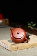 《平盖仿古》宜兴老师工艺美术师手工紫砂壶茶具大红袍平盖仿古