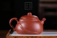 《空山幽竹》紫砂壶宜兴工艺美术师手工红皮龙茶壶茶具