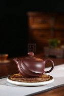 《博海浪击》宜兴紫砂壶工艺美术师手工茶壶紫泥创新壶