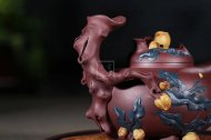 《多子多福》宜兴紫砂壶高级工艺美术师纯手工底槽青中壶茶具泡茶壶创新壶