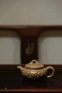 《仿古如意》宜兴紫砂壶助理工艺美术师手工顶级蟹壳青茶壶泡茶具仿古如意