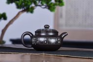 《仿古》宜兴黑料中国工艺美术大师手工紫砂壶泡茶壶茶具仿古