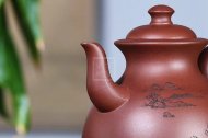 《酒壶》工艺美术师手工家底槽青紫砂壶系列收藏茶壶