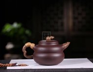 《福禄》宜兴紫砂壶葫芦紫砂泡茶壶紫泥手工工艺美术师紫砂茶具