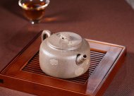 《竹节供春》宜兴紫砂壶青段工艺美术师手工茶壶茶具