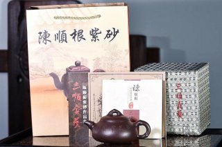 《竹节石瓢》宜兴紫砂壶石瓢高级工艺美术师手工红砂紫泥茶壶茶具