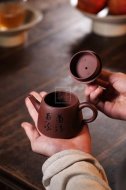 《剑流高瓢套组》宜兴紫砂壶民间艺人纯手工底槽青石瓢茶壶茶杯茶具
