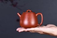 《高石瓢》宜兴紫砂壶石瓢茶壶实力派名家手工大红袍