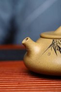 《石瓢》石瓢宜兴紫砂壶纯手工工艺美术师茶壶稀有本山绿泥