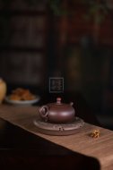 《一粒珠》宜兴一粒珠紫砂工艺美术师手工紫泥泡茶壶套壶