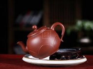 《绽放》宜兴紫砂壶宫灯紫砂泡茶壶底槽青手工高级工艺美术师紫砂茶具
