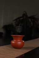 《紫砂茶滤》全手工花器大红袍紫砂壶
