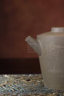 《圆锦》宜兴紫砂壶全手工青段泥茶具茶壶