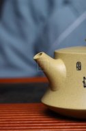 《柱础》紫砂壶工艺美术师全手工纯制壶稀有本山绿泥