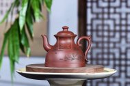 《酒壶》工艺美术师手工家底槽青紫砂壶系列收藏茶壶
