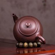 《笠帽》宜兴紫砂壶工艺美术师纯手工全底槽青泡茶壶茶具