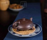 《神灯壶》创新壶茶具茶壶宜兴手工紫砂壶底槽青