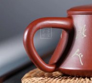 《大口井栏》宜兴紫砂茶壶紫砂泡茶壶珍稀大红袍手工实力派名家泡茶壶