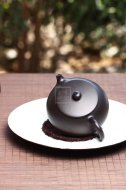 《小圆珠》宜兴工艺美术师全手工黑朱泥圆珠紫砂壶茶具