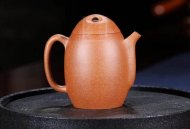 《龙蛋》宜兴金降坡泥工艺美术师手工紫砂壶茶具龙旦