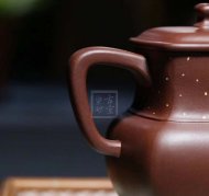 《清雅四方》宜兴实力派名家张伟军大师紫泥紫砂壶全手工功夫泡茶壶