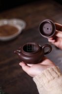 《小仿古》紫砂壶宜兴实力派名家纯手工紫泥仿古泡茶壶