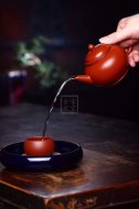 《水平》紫砂壶茶具水平大红袍壶全手工茶壶