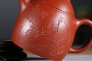 《秦权》宜兴紫砂壶工艺美术师纯手工大红袍中壶茶具泡茶壶秦权