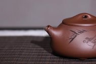 《石瓢》宜兴紫砂壶助理工艺美术师手工茶壶茶具底槽青石瓢