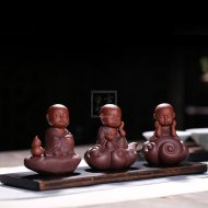 《葫芦和尚》宜兴紫砂壶民间艺人手工紫泥泡茶壶礼品