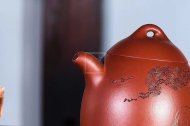 《松鹿秦权》宜兴紫砂壶实力派名家纯手工大红袍茶壶全手工秦权紫砂壶