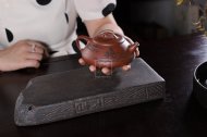 《纳瓢》宜兴纯工艺美术师全手工紫砂壶纳瓢茶具