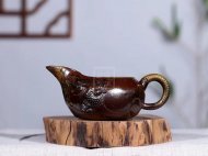 《柴烧分茶器主人杯》宜兴本山段泥（柴烧）紫砂壶纯手工茶壶茶具