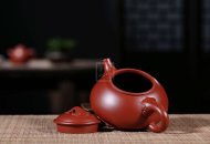 《如意》宜兴紫砂壶全手工工艺美术师茶具纯泡茶壶大红袍石瓢