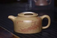 《牛盖莲子》宜兴紫砂壶助理工艺美术师手工茶壶茶具本山绿泥牛盖莲子