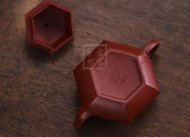 《六方君德》宜兴紫砂壶洪扣娣实力派名家手工正宗大红袍君德茶壶