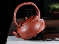 《佛肚竹提梁》宜兴紫砂壶套装家用工艺美术师沈洪斌手工降坡泥名家功夫茶壶茶具