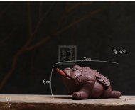 《招财金蟾》宜兴紫砂壶手工紫泥紫砂壶茶具