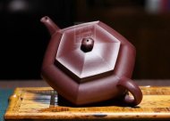 《六方》宜兴紫砂壶工艺美术师纯手工紫泥泡茶壶六方茶具