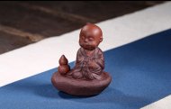 《葫芦和尚》宜兴紫砂壶民间艺人手工紫泥泡茶壶礼品