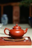 《山水笑樱（泥绘）》宜兴紫砂壶工艺美术师茶具顶级大红袍笑樱